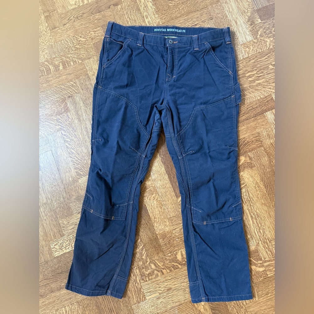 DOVETAIL WORKWEAR Britt Utility Double‎ Knee Canvas Gorpcore Flame Resistant 16